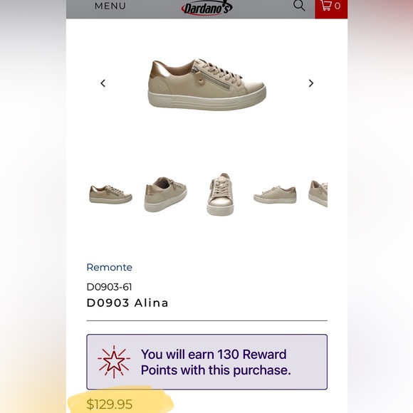 EUC Remonte “Alina” Platform Sneaker *Pebble Color Size 38/7 (see chart in pics) - Picture 11 of 12